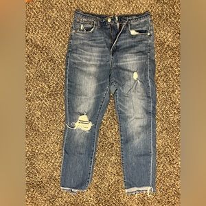 Madewell High-rise Slim Boy Jean size 28